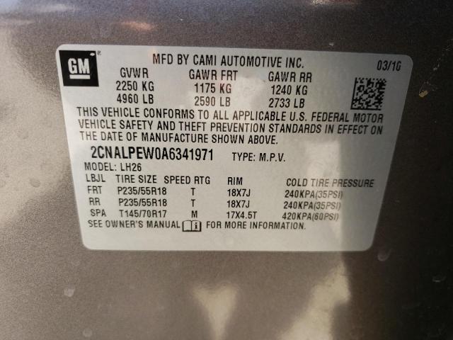 Photo 12 VIN: 2CNALPEW0A6341971 - CHEVROLET EQUINOX LT 