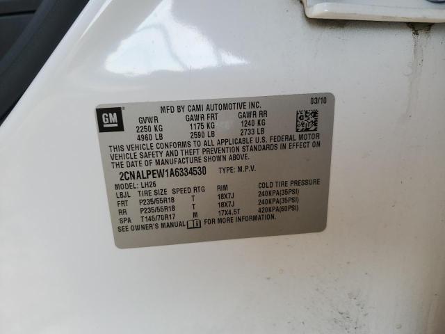 Photo 12 VIN: 2CNALPEW1A6334530 - CHEVROLET EQUINOX LT 