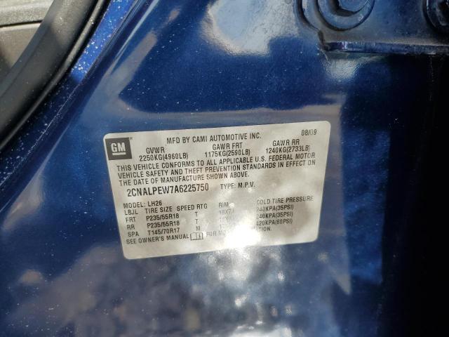 Photo 12 VIN: 2CNALPEW7A6225750 - CHEVROLET EQUINOX LT 