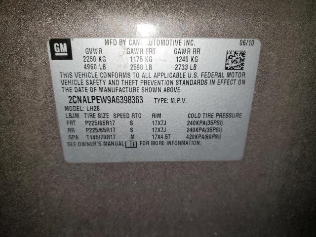 Photo 11 VIN: 2CNALPEW9A6398363 - CHEVROLET EQUINOX 