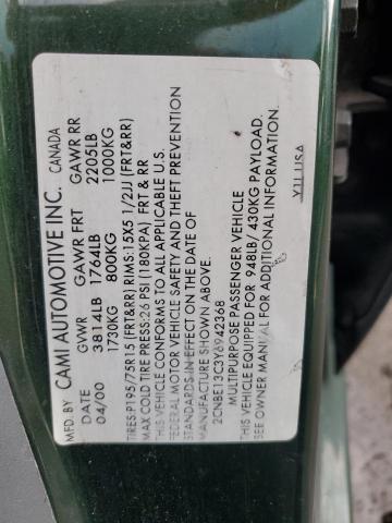 Photo 12 VIN: 2CNBE13C3Y6942368 - CHEVROLET TRACKER 