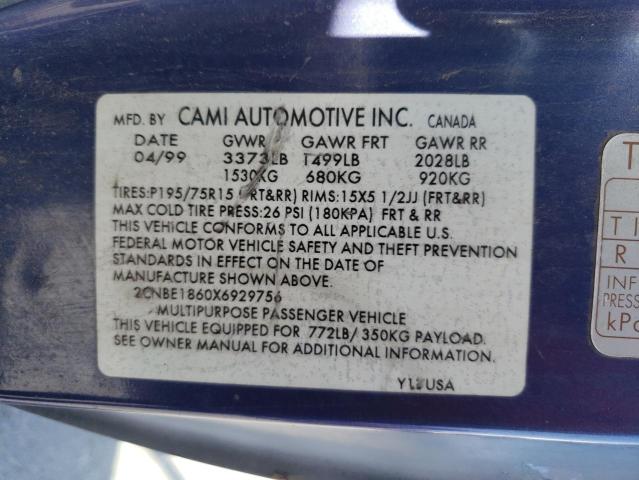 Photo 11 VIN: 2CNBE1860X6929756 - CHEVROLET TRACKER 