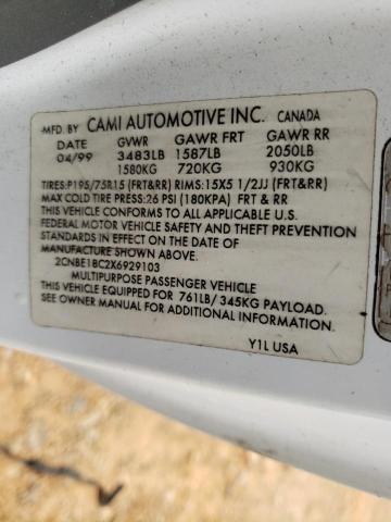 Photo 9 VIN: 2CNBE18C2X6929103 - CHEVROLET TRACKER 