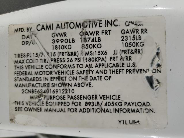 Photo 12 VIN: 2CNBE634016912210 - CHEVROLET TRACKER 