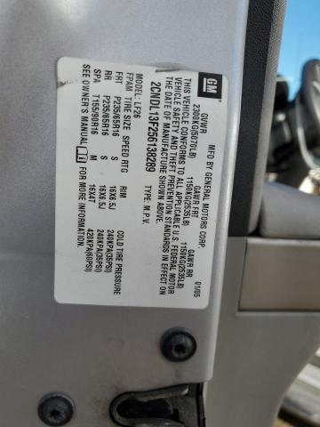 Photo 12 VIN: 2CNDL13F256138289 - CHEVROLET EQUINOX 