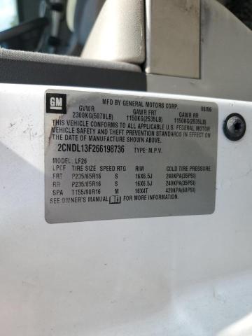 Photo 13 VIN: 2CNDL13F266198736 - CHEVROLET EQUINOX LS 