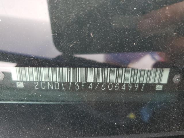 Photo 13 VIN: 2CNDL13F476064991 - CHEVROLET EQUINOX 