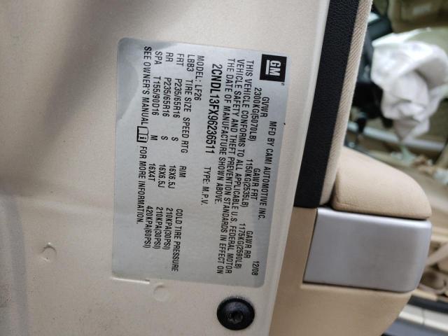 Photo 11 VIN: 2CNDL13FX96236511 - CHEVROLET EQUINOX LS 