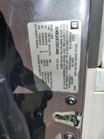 Photo 12 VIN: 2CNDL23F376014489 - CHEVROLET EQUINOX LS 