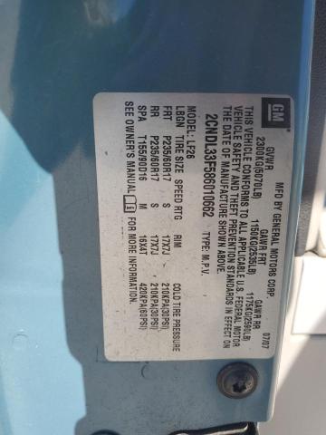 Photo 13 VIN: 2CNDL33F586010662 - CHEVROLET EQUINOX LT 