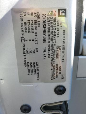 Photo 12 VIN: 2CNDL63F696216608 - CHEVROLET EQUINOX 