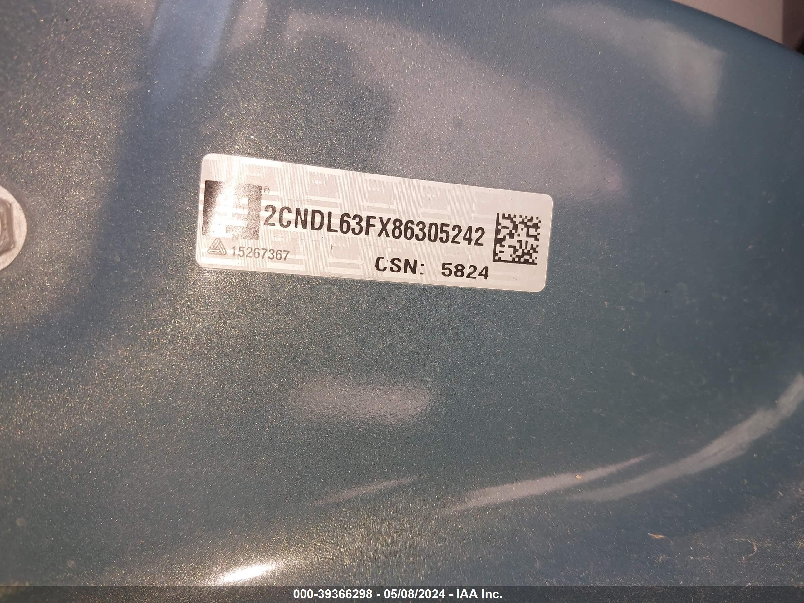 Photo 8 VIN: 2CNDL63FX86305242 - CHEVROLET EQUINOX 