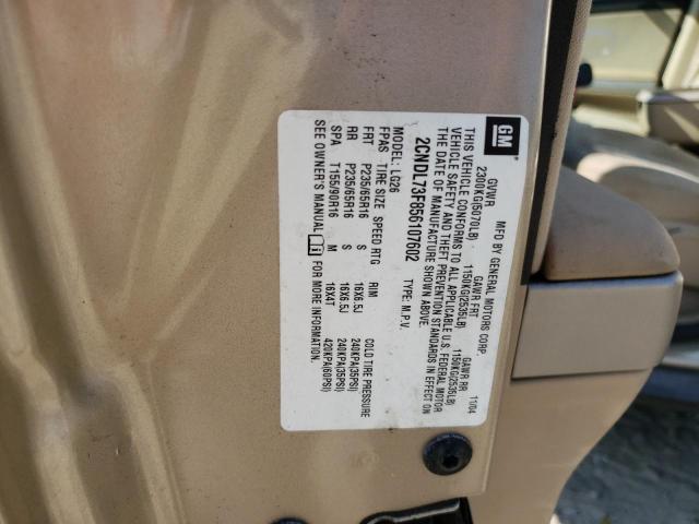 Photo 12 VIN: 2CNDL73F856107602 - CHEVROLET EQUINOX LT 