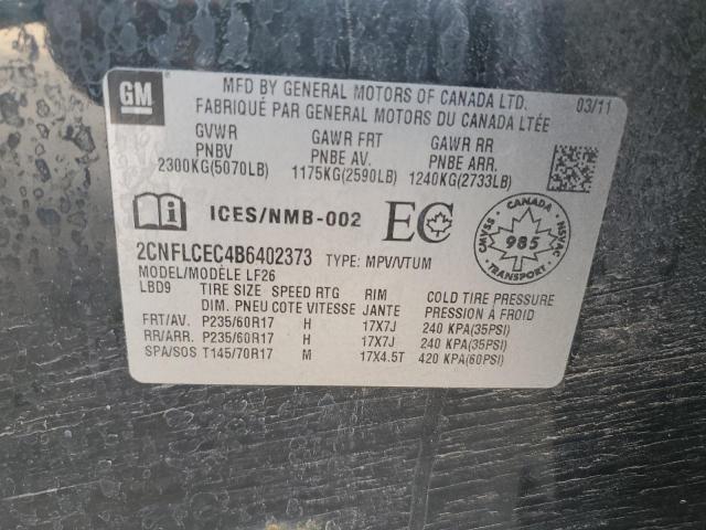 Photo 12 VIN: 2CNFLCEC4B6402373 - CHEVROLET EQUINOX LS 