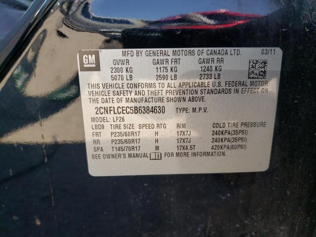 Photo 9 VIN: 2CNFLCEC5B6384630 - CHEVROLET EQUINOX LS 