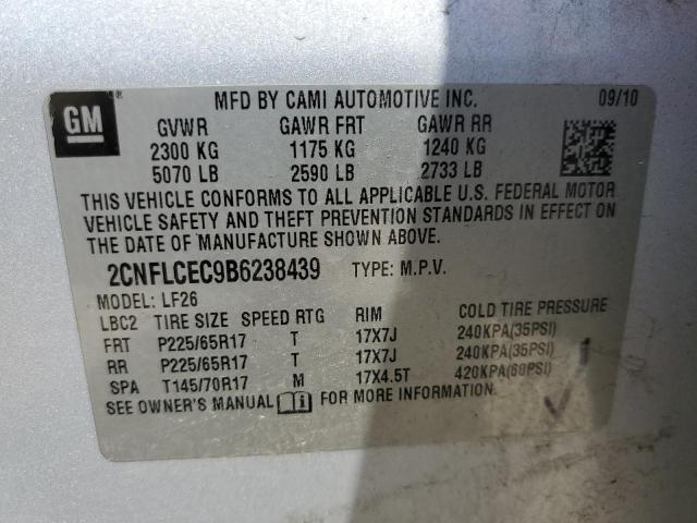 Photo 12 VIN: 2CNFLCEC9B6238439 - CHEVROLET EQUINOX LS 