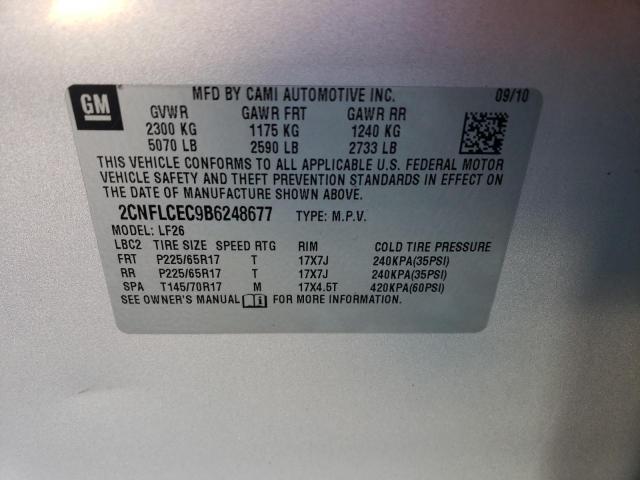 Photo 12 VIN: 2CNFLCEC9B6248677 - CHEVROLET EQUINOX LS 