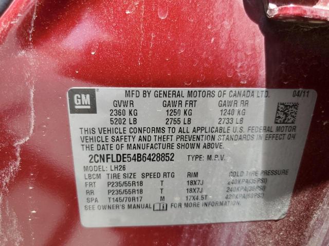 Photo 13 VIN: 2CNFLDE54B6428852 - CHEVROLET EQUINOX 