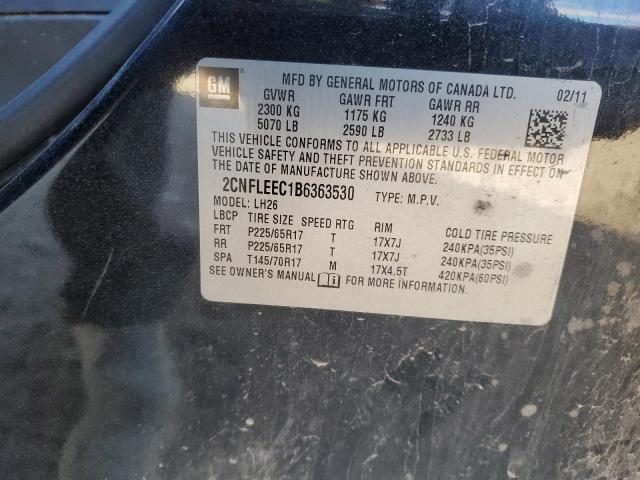 Photo 12 VIN: 2CNFLEEC1B6363530 - CHEVROLET EQUINOX LT 