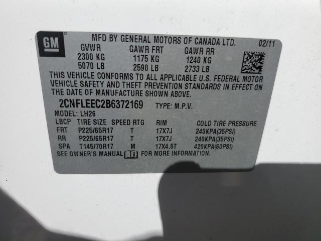 Photo 11 VIN: 2CNFLEEC2B6372169 - CHEVROLET EQUINOX 