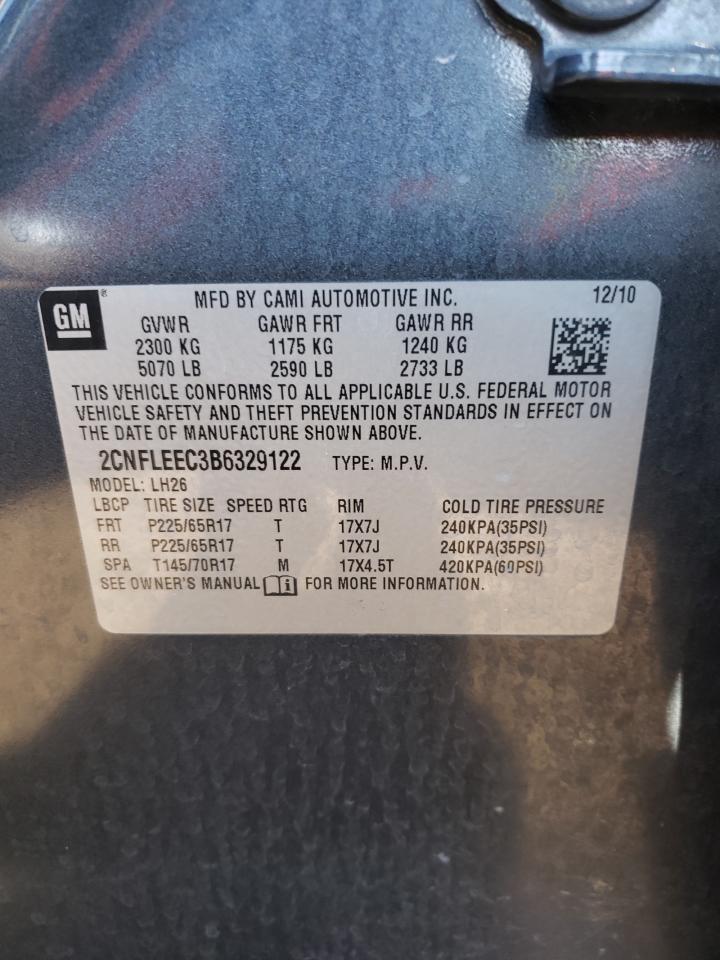 Photo 13 VIN: 2CNFLEEC3B6329122 - CHEVROLET EQUINOX 