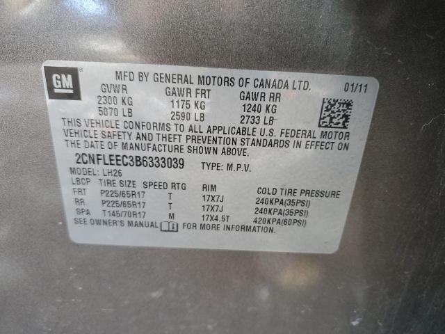 Photo 12 VIN: 2CNFLEEC3B6333039 - CHEVROLET EQUINOX LT 