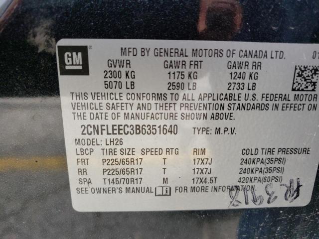 Photo 11 VIN: 2CNFLEEC3B6351640 - CHEVROLET EQUINOX 