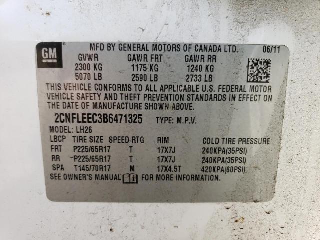 Photo 13 VIN: 2CNFLEEC3B6471325 - CHEVROLET EQUINOX 