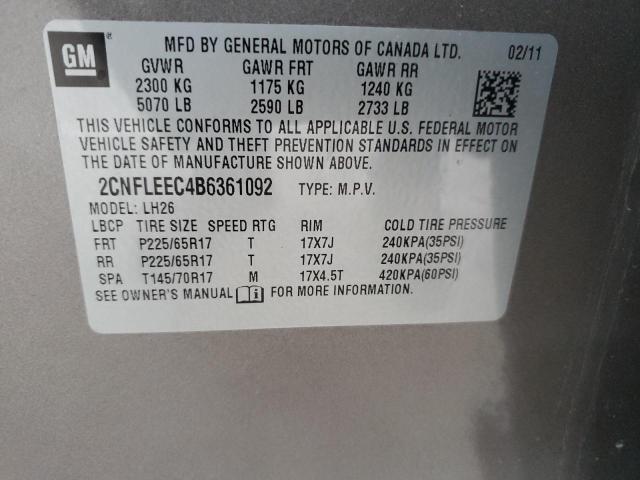 Photo 12 VIN: 2CNFLEEC4B6361092 - CHEVROLET EQUINOX 