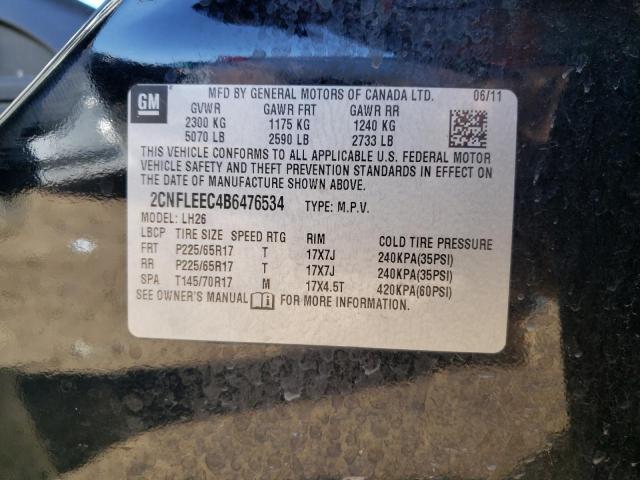 Photo 12 VIN: 2CNFLEEC4B6476534 - CHEVROLET EQUINOX 