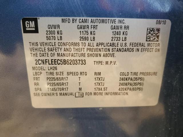 Photo 12 VIN: 2CNFLEEC5B6203733 - CHEVROLET EQUINOX 