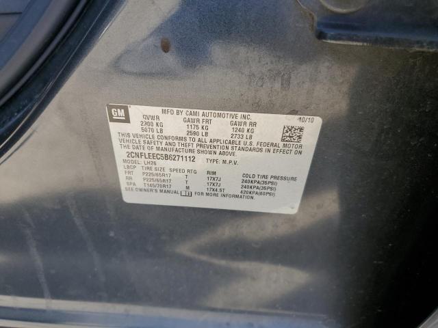 Photo 12 VIN: 2CNFLEEC5B6271112 - CHEVROLET EQUINOX LT 