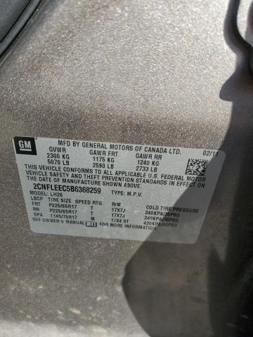 Photo 12 VIN: 2CNFLEEC5B6368259 - CHEVROLET EQUINOX LT 