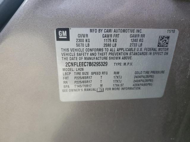 Photo 11 VIN: 2CNFLEEC7B6295329 - CHEVROLET EQUINOX 