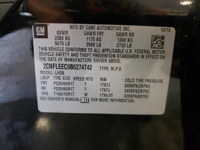 Photo 11 VIN: 2CNFLEEC9B6274742 - CHEVROLET EQUINOX LT 