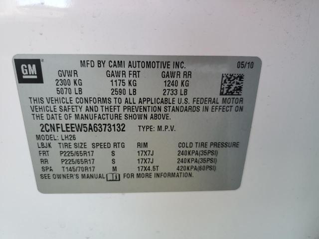 Photo 11 VIN: 2CNFLEEW5A6373132 - CHEVROLET EQUINOX 