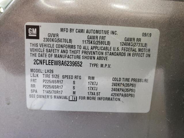 Photo 12 VIN: 2CNFLEEW8A6239652 - CHEVROLET EQUINOX LT 