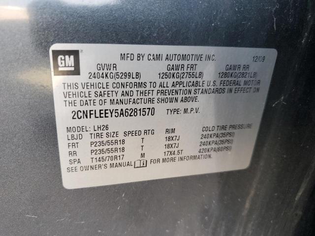 Photo 12 VIN: 2CNFLEEY5A6281570 - CHEVROLET EQUINOX 