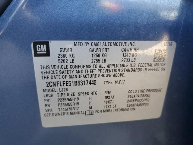 Photo 11 VIN: 2CNFLFE51B6317445 - CHEVROLET EQUINOX 