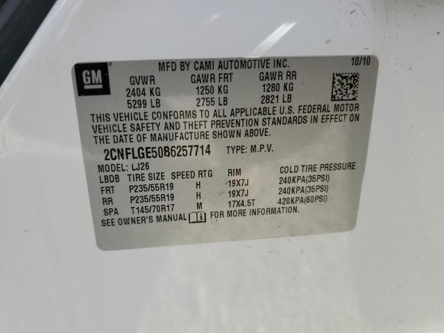 Photo 9 VIN: 2CNFLGE50B6257714 - CHEVROLET EQUINOX LT 