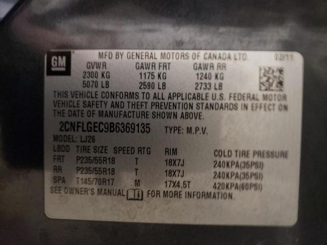 Photo 12 VIN: 2CNFLGEC9B6369135 - CHEVROLET EQUINOX LT 