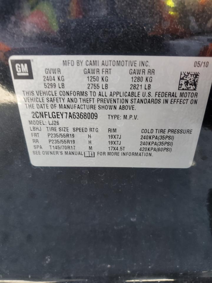 Photo 12 VIN: 2CNFLGEY7A6368009 - CHEVROLET EQUINOX 