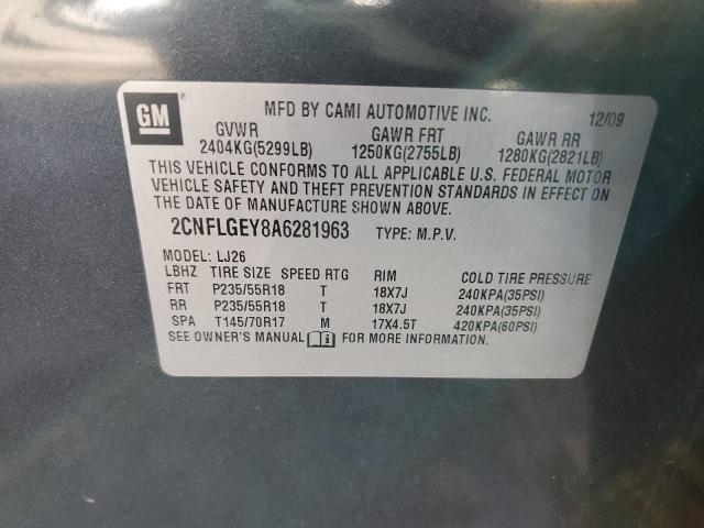 Photo 13 VIN: 2CNFLGEY8A6281963 - CHEVROLET EQUINOX LT 