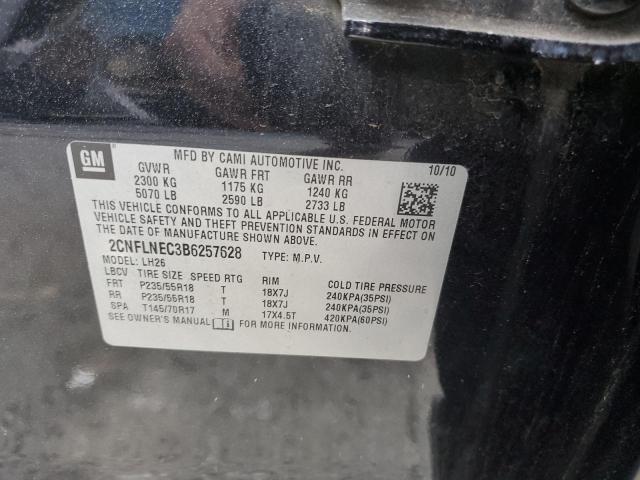 Photo 11 VIN: 2CNFLNEC3B6257628 - CHEVROLET EQUINOX LT 