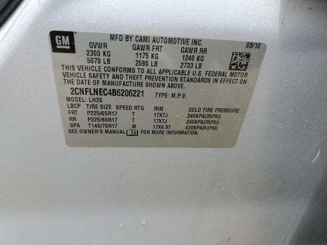 Photo 13 VIN: 2CNFLNEC4B6206221 - CHEVROLET EQUINOX 