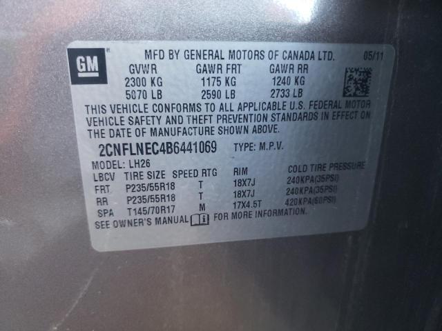 Photo 12 VIN: 2CNFLNEC4B6441069 - CHEVROLET EQUINOX LT 