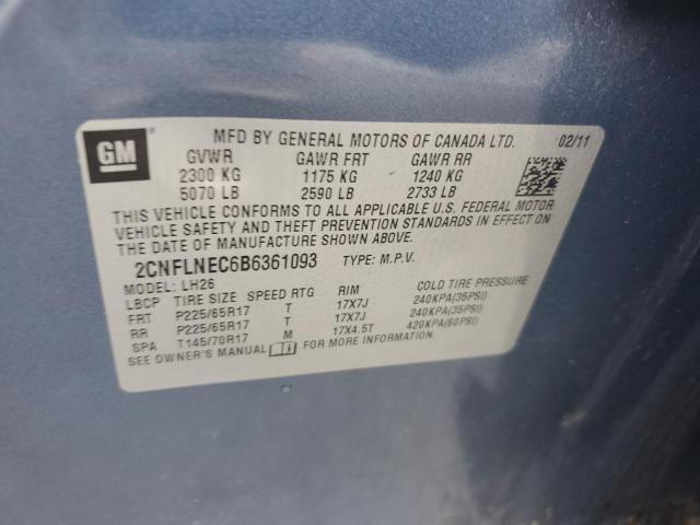 Photo 11 VIN: 2CNFLNEC6B6361093 - CHEVROLET EQUINOX 