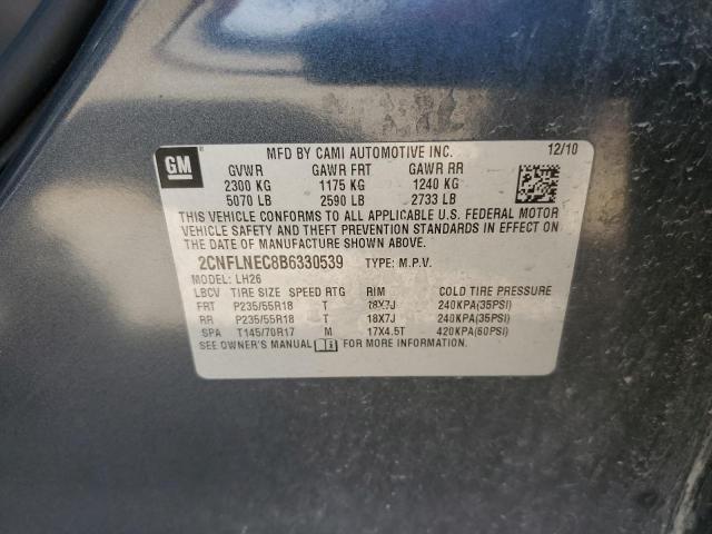 Photo 12 VIN: 2CNFLNEC8B6330539 - CHEVROLET EQUINOX LT 