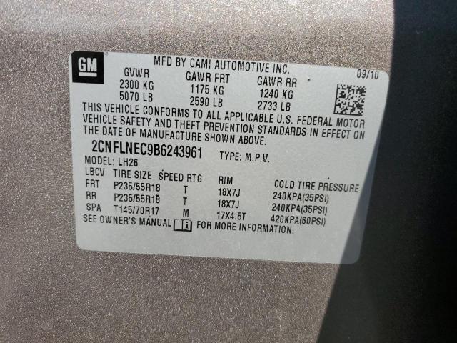 Photo 12 VIN: 2CNFLNEC9B6243961 - CHEVROLET EQUINOX LT 