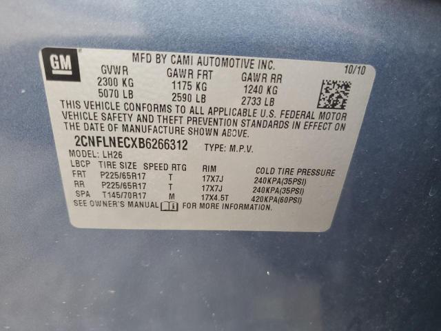 Photo 12 VIN: 2CNFLNECXB6266312 - CHEVROLET EQUINOX LT 